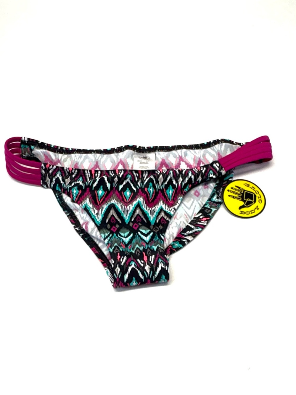 NWT Body Glove Ensenada Flirty Surf Rider Bikini Bottom Medium